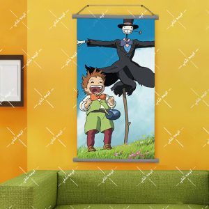 پوستر اسنپ طرح Howls Moving Castle