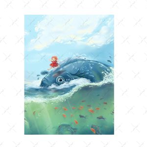 قاب MDF طرح Ponyo