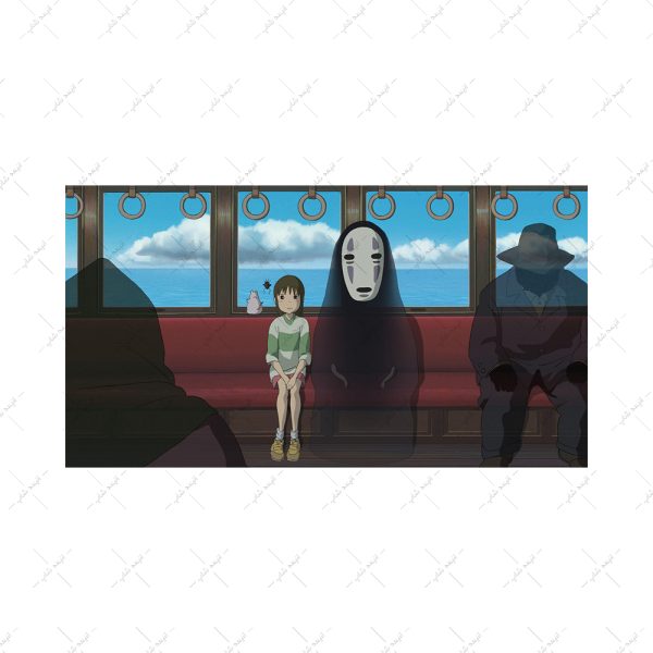 قاب MDF طرح Spirited Away