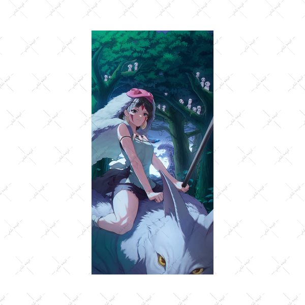 قاب MDF طرح Princess Mononoke