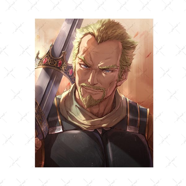 پوستر گلاسه طرح Vinland Saga