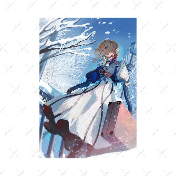 قاب MDF طرح Violet Evergarden