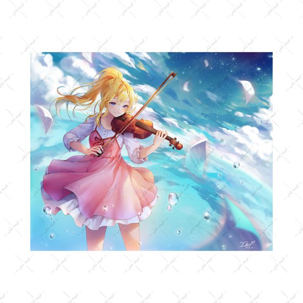 قاب MDF طرح Your Lie in April