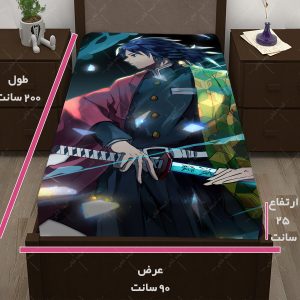 کاور تشک طرح انیمه  Demon Slayer