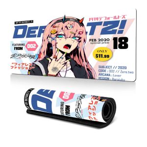 موس پد گیمینگ انیمه darling in the franxx طرح 002