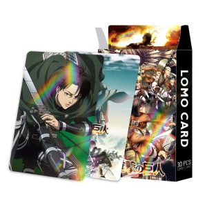 لمو کارت هولوگرامی طرح انیمه attack on titan
