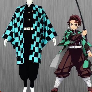 ست کاسپلی انیمه Demon Slayer طرح تانجیرو