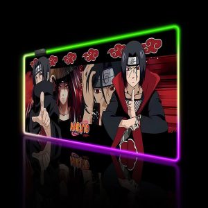 موس پد RGB گیمینگ طرح انیمه  NARUTO ایتاچی