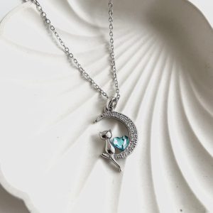 گردنبند دخترانه فانتزی ماه (روباه)