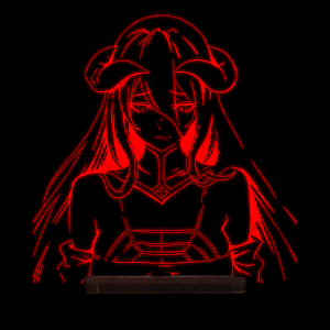 چراغ خواب انیمه Overlord طرح Albedo