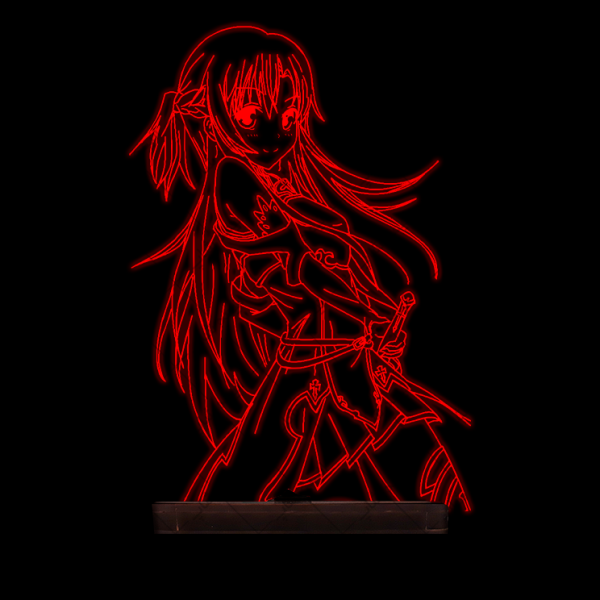 چراغ خواب انیمه Sword Art Online طرح asuna