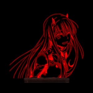 چراغ خواب انیمه Darling in the Franxx طرح ZERO TWO