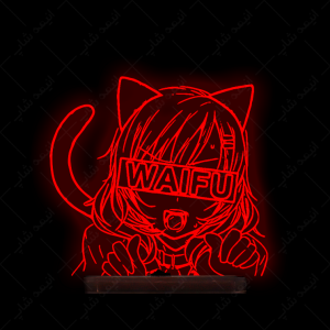 چراغ خواب  طرح waifu