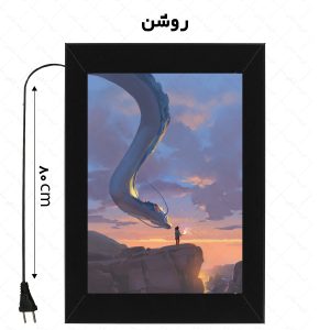 لایت باکس طرح انیمه Spirited Away