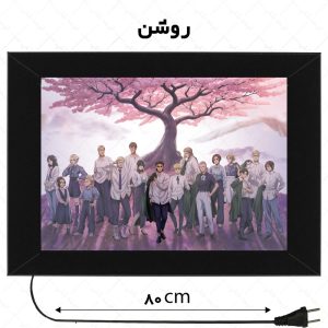 لایت باکس طرح انیمه Attack on Titan