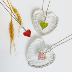 گردنبند ست(۳ عددی قلب)