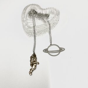 گردنبند ست(فضا نورد و زحل)