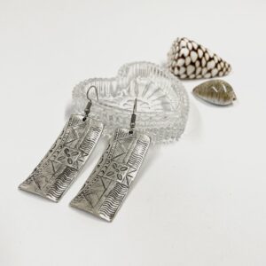 گوشواره دخترانه ورشو (طرح کتیبه و گل)