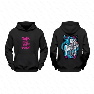 هودی دو طرفه بازی arcane طرح جینکس