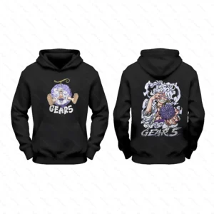 هودی دو طرفه انیمه one piece طرح لوفی