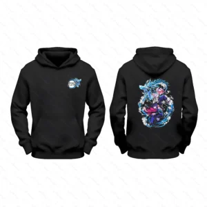 هودی دو طرفه انیمه شیطان کش طرح گیو