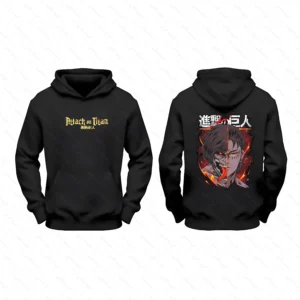 هودی دو طرفه انیمه حمله به غول طرح ارن یگر