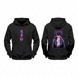 هودی دو طرفه انیمه سولو لولینگ طرح سونگ جین‌وو