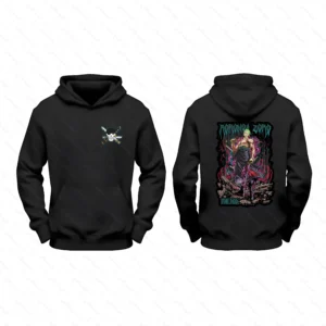 هودی دو طرفه انیمه one piece طرح زورو