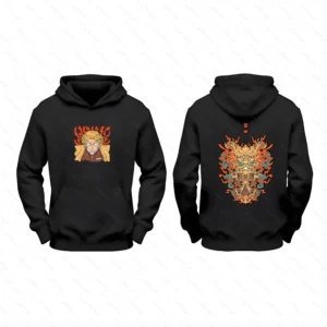 هودی دو طرفه انیمه شیطان کش طرح زنیتسو