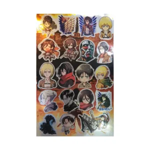 استیکر انیمه متالایز طرح انیمه حمله به غول