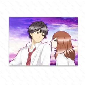 پوستر گلاسه طرح انیمه ao haru ride