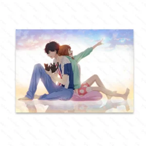 پوستر گلاسه طرح انیمه ao haru ride
