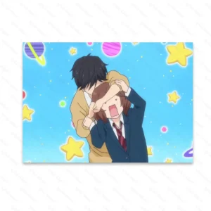 پوستر گلاسه طرح انیمه ao haru ride