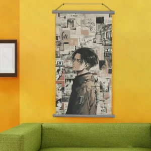 پوستر اسنپ طرح انیمه attack on titan