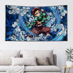 بکدراپ طرح انیمه Demon Slayer
