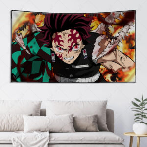بکدراپ طرح انیمه Demon Slayer