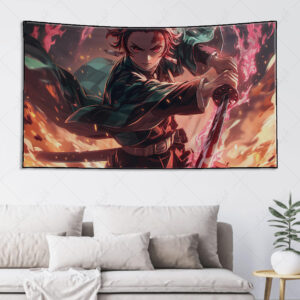 بکدراپ طرح انیمه Demon Slayer