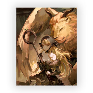 پوستر گلاسه طرح انیمه DUNGEON MESHI