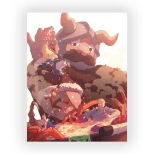 پوستر گلاسه طرح انیمه DUNGEON MESHI