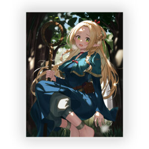 پوستر گلاسه طرح انیمه DUNGEON MESHI