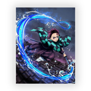 پوستر گلاسه طرح انیمه Demon Slayer