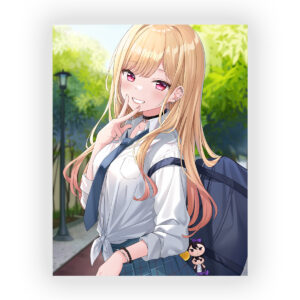 پوستر گلاسه طرح انیمه My Dress-Up Darling