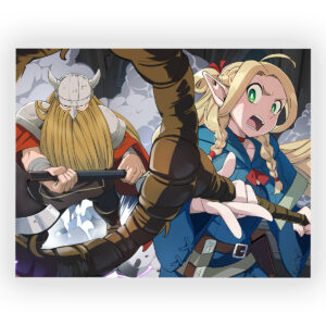پوستر گلاسه طرح انیمه DUNGEON MESHI