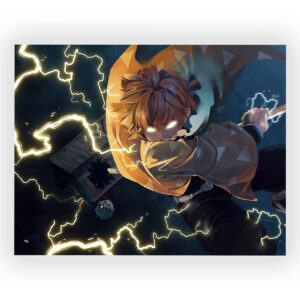 پوستر گلاسه طرح انیمه Demon Slayer