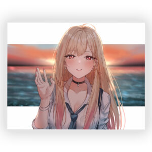پوستر گلاسه طرح انیمه My Dress-Up Darling