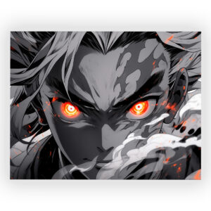 پوستر گلاسه طرح انیمه Demon Slayer