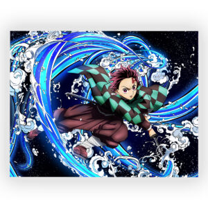پوستر گلاسه طرح انیمه Demon Slayer