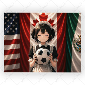 پوستر گلاسه طرح World Cup 2026