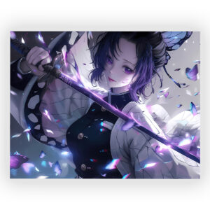پوستر گلاسه طرح انیمه Demon Slayer