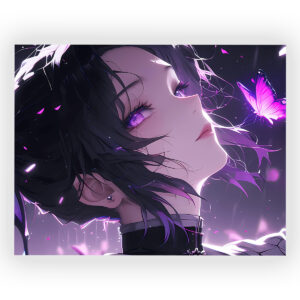 پوستر گلاسه طرح انیمه Demon Slayer